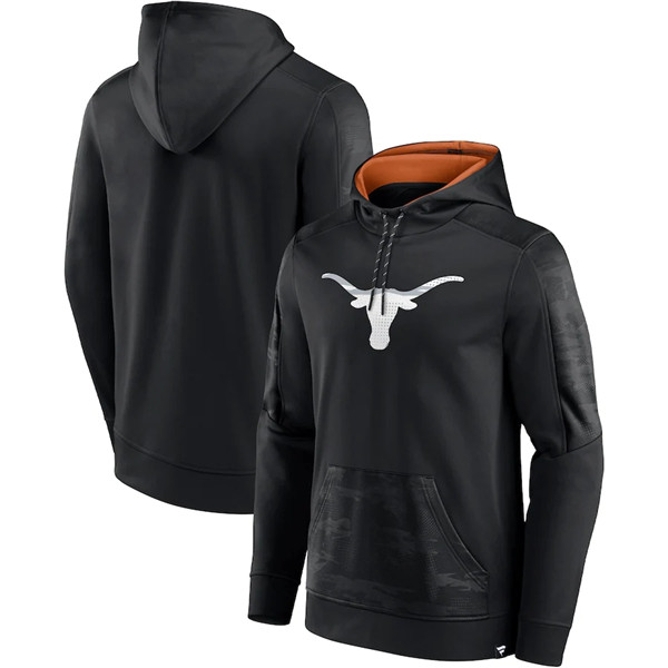 Texas Longhorns Black On The Ball Pullover Hoodie